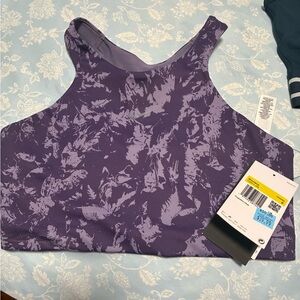 Nike Purple Patterned Sports Bra